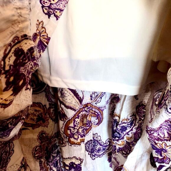 Band of Gypsies Purple Paisley Maxi Dress - Picture 6 of 16